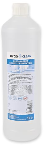 8 Stück Hygoclean Schnelldesinfektion | alkoholfrei, V: 1l, klar, Schnelldesinfektion, Desinfektionsmittel, Haut Hygiene