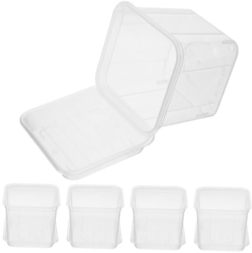 YARNOW 1 Juego Maceta Transparente Artificial Canal Cubiertas De Plantas Maceteros Cúpula Ollas Claras Instante Macetas De Orquídeas con Agujeros Jardineras De Orquídeas El Plastico