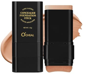 O'CHEAL Cara fundación línea de nivel piso duradero ligero blanqueamiento piso mancha contorno cara corrector belleza maquillaje 15g 04#trigo
