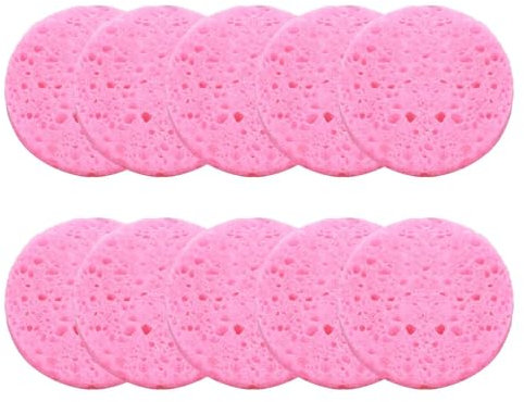 Spugna per il viso | Polpa di legno in spugna di cotone | Rimozione trucco, Spugne facciali in cellulosa, Spa cosmetiche, detergente per il viso