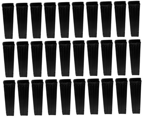 TOYANDONA 60 Pièces Pots de Culture Plastique pour Plantes Citronniers Tasses de Profondes pour Jardinage Rempotage