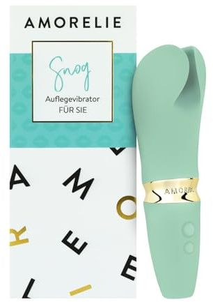 AMORELIE Snog – Auflegevibrator für Sie | Wasserdicht mit Akku
