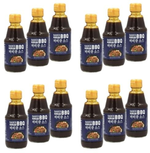 Lot 12x Sauce barbecue coréen - Bouteille 200ml