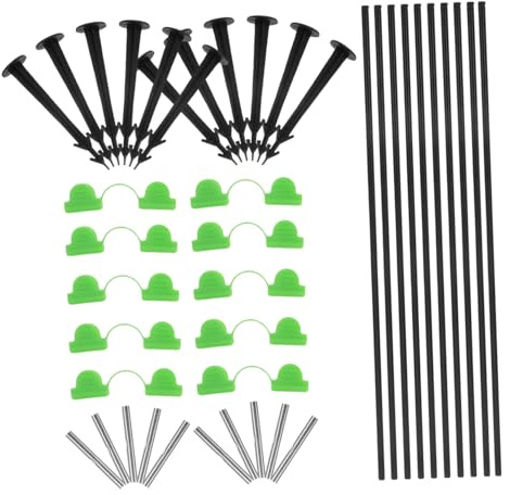 FUTUREORYY Arceaux de Jardin pour Tunnel Supports Durables pour Filets Anti-Oiseaux Montage Facile pour Jardins Surélevés et Protections Végétales