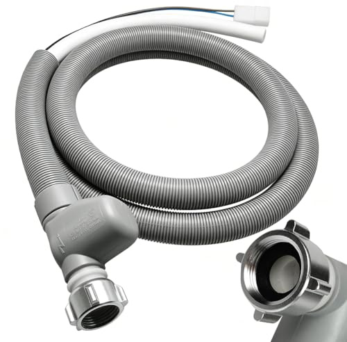 Tubo de entrada Aquastop 1,85M Universal para lavadora y lavavajillas, tubo de lavavajillas para lavadora Bosch/Siemens/Miele y lavavajillas 10499862 7638500 7638501