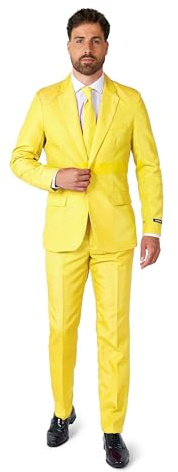 Suitmeister Partykostüme für Herren - Tailliert Kostüme - Einfarbiger Anzug, Halloween-Partys