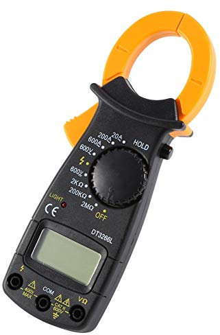 DT-3266L Digital Amper Clamp Meter Multimetro Current Clamp Pinze Voltmetro Amperometro 600A AC/D Strumento elettronico Tester Display LCD