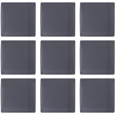 Solustre 80Mm PC Kühler Lüfter Staubfilter Staubdichte Gehäuseabdeckung PVC Staubfilter Kühlerlüfter Mesh Lüfter Staubdichter Filter (20Er Pack)