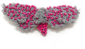 ACIDALIE CHETIVE - broche papillon brodée à la main