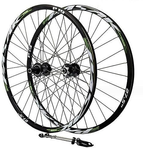 ZECHAO Mountainbike Laufradsatz mit Scheibenbremse Aus Aluminiumlegierung,26 27,5 29 Zoll Schnellspanner 32H Nabe 6 Klauen XD Turmbasis 11/12 Gang Doppelwandfelgen Wheelset (Color : Black, Size : 29