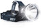 BORUIT B10 Torcia Frontale LED Super Luminosa Ricaricabile da 2000 lumen - 4 Modalità USB IPX5 Impermeabile Lampada Frontale, Alimentazione a Batteria 90° Fari Orientabili
