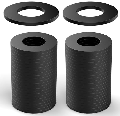 50 Stück Flach Unterlegscheiben, M8 Unterlegscheiben, O Ring Distanzscheiben, Karosseriescheiben, Dichtung Unterlegscheibe, Kohlenstoffstahl Beilagscheiben für Reparaturen, M8 x 16mm x 1,5mm