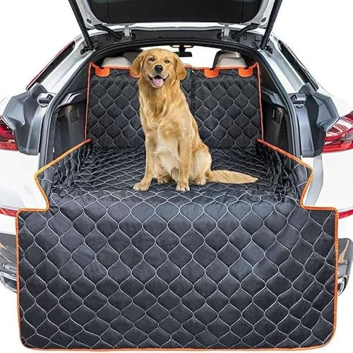 FORINC Kofferraumschutz für Hunde, für Volvo EX30 2023 2024 wasserdichte und rutschfeste Rückseite, Kofferraumschutz Seitenschutz und Stoßstangenschutz,L