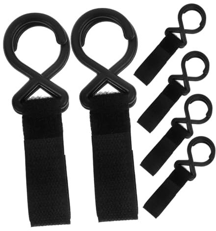 KOMBIUDA 6-teilige Kinderwagenhaken Aus Nylon Zum Aufhängen Von Taschen Installieren Universell Kompatibel Stabil Und Robust