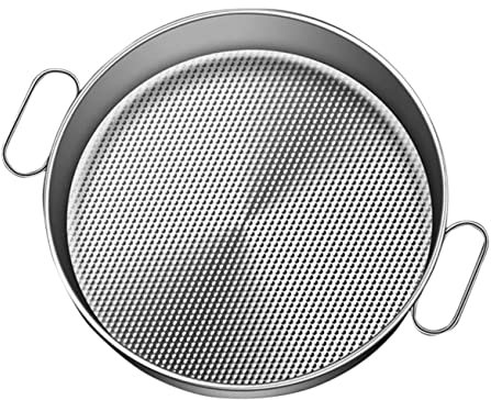 FUNOMOCYA Plat à Vapeur En Acier Inoxydable 304 24 Cm Plateau Vapeur Convexe Réutilisable Pour Légumes Et Fruits De Mer Maison Et Restaurant