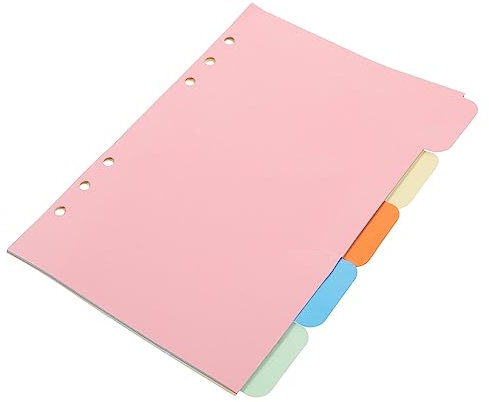 HAPINARY Teiliges Bunte Trennblätter Mit Farbige Indexkarten Zur Organisation Kompatibel Mit Ringordnern Und Planern Papier-tab-dividers Für Effiziente Dokumententrennung