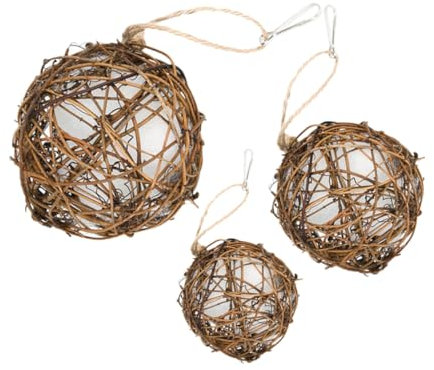 Kisangel 3stücke Teiliges Vogelbau Kugel Für Innen Außen Vielseitig Einsetzbar Zum Aufhängen Und Platzieren Für Kolibris Und Kleine Singvögel