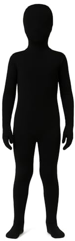 A2Z 4 Kids Boys Girls Shadow Full Body Suit Halloween Scary Fancy Dress - Full Bodysuit Black 9-11