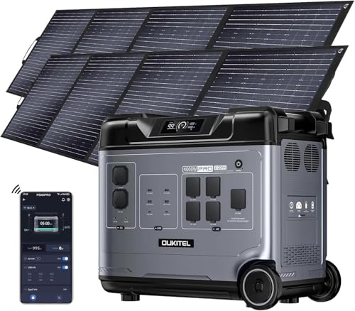 OUKITEL P5000 Pro Generador Solar 4000W Estacion de Energia Portatil