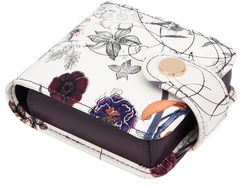 Kilofly - Custodia per rossetto in vera pelle con doppio supporto per trucco e confezione regalo