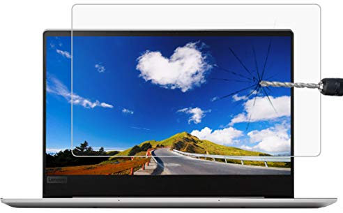 Cqu Laptop Ultra thin 0.4mm 9H Surface Hardness Full Screen Film Protect Cover Tempered Glass Film Screen Protector for Lenovo Ideapad 720S 13.3 inch Netbook Portable Computer