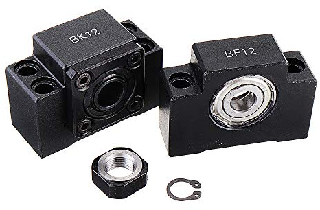 RanDal 2Pcs Bk12 Bf12 Supporti Per Viti A Ricircolo Di Sfere Per Viti A Ricircolo Di Sfere Sfu1605 Sfu1610 Parti Cnc Xyz