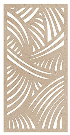 pannello decorativo griglia mdf traforato 100x200cm taglio laser decorazione casa, quadro, fai da te, separè