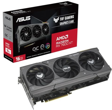 ASUS Radeon RX 7600 XT TUF Gaming OC (16GB GDDR6/PCI Express 4.0/MHz/18000MHz)