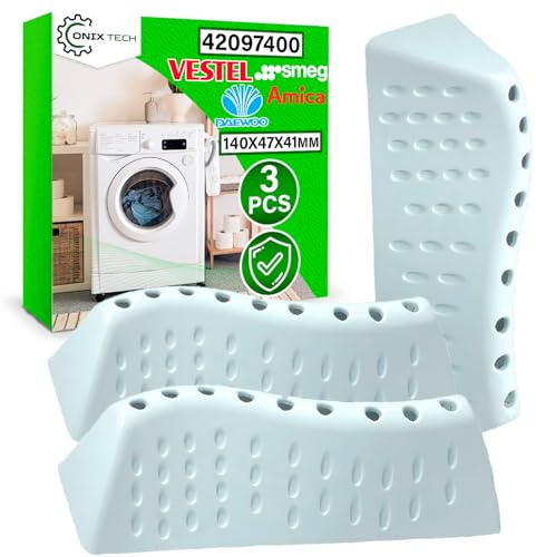 3 x Aube Tambour Machine a Laver 140x47x41mm 42097400 pour Vestel pour Smeg | Garantie 5 ans - ONIX TECH