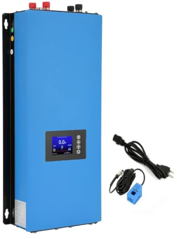 2000W 45-90V Windturbine Netzgekoppelter Wechselrichter mit Limiter Sensor | mit Begrenzungssensor Und Lastwiderstand,Reiner Sinus, auf Einphasig 230VAC ins Stromnetz,für Direkt an die Steckdose