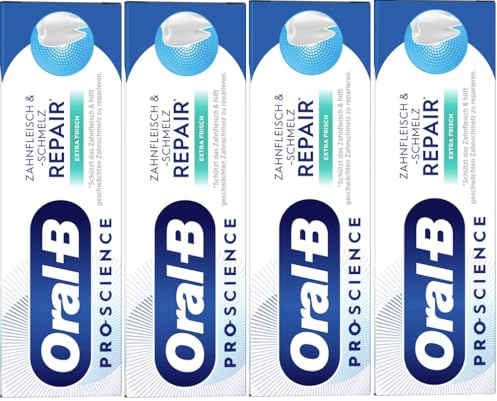 Oral-B Pro-Science Tandkött & smältreparation extra fräsch tandkräm 4 x 75 ml