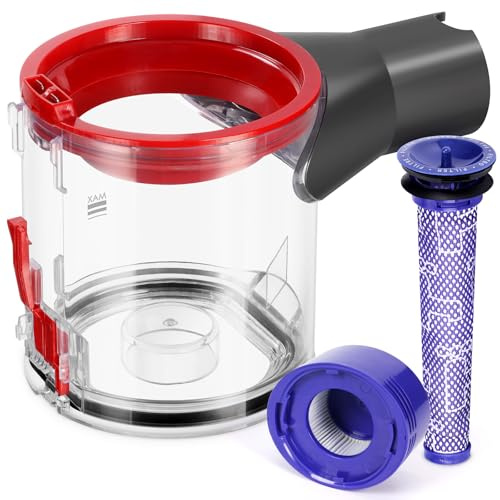V7 V8 Staubbehälter für Dyson SV11 SV10 Staubsauger Staubeimer Ersatzteile | V8 Behälter Zubehör, V7 Abfallbehälter Aufsatz Staubbox Teilenummer 967699-01