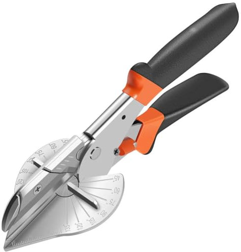 Angle Shear 45-135 Degree Miter Cutter Hand Shear Mitre Scissor Siding Wire Duct Cutter PVC PE Plastic Pipe Hose Scissors Cut
