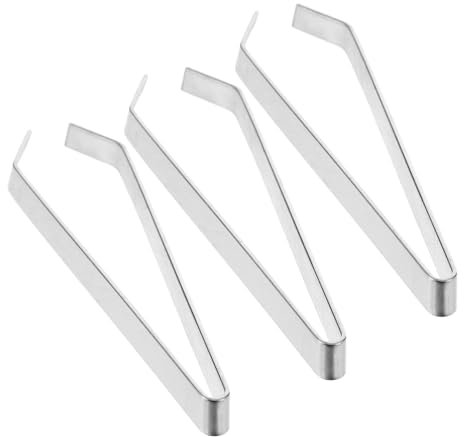 GALPADA 2 Set Plucker in Acciaio Inossidabile Ossa di Pinzette di Pesce Pinze per di Animali Spiumatura Osso Disossamento Pinze per Lische di Pesce Argento Pescare Silver 3 Pezzi * 2