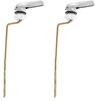 Homoyoyo 2stücke Toilettenhebel Ersatz Universelles Design Für Einfache Installation Flexibler Einstellbarer Griff Für Toilettenspülung Robustem Material Für Senioren