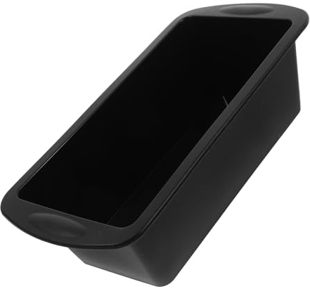 HOLIDYOYO Moule Gateau en Silicone Noir Rectangulaire, Facile à Utiliser et Antiadhésif, Pâtisserie Créative Cuisson Pain Maison