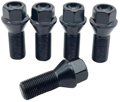 0009908307 Wheel Lug Bolts Nuts Compatible with Mercedes Ben-z 2003-2025 A B C E Class CLA CLS CLK GLA GLK ML350 GL350 GL450 R300L R350L SLC SLK SL, M14X1.5MM,5PCS