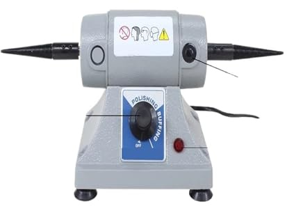 BINGNU Mini tornio da banco, lucidatrice for Gioielli, Strumenti e Macchine for la creazione di Gioielli con Motore di lucidatura, Strumento for gioiellieri