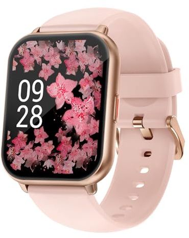 Cloudpoem Smartwatch 1.85'' HD Display für Damen mit Bluetooth Telefonfunktion,Fitnessuhr IP68 Wasserdicht,Schrittzähler Uhr Damen Herren 110+ Sportmodi Pulsmesser Schlafmonitor