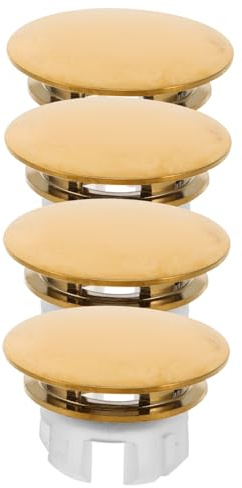 HONITANO 4 Pezzi Tappi Per Lavello Copriforo Inserto Per Lavello Da Cucina Inserto Per Da Lavabo Anello Di Troppo Pieno Tappo Di Troppo Pieno Anelli Di
