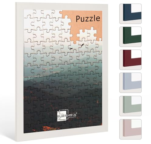 Bildershop-24 Puzzlerahmen Paris Magnolie 50x70cm (ca. 1000 Teile)