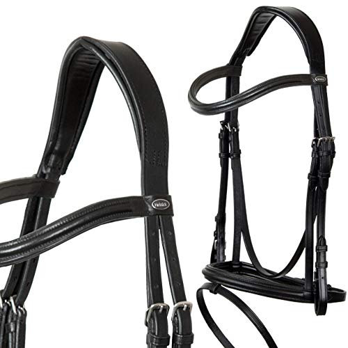 Heinick-Reitsport Trense Comfort Englisch kombiniert Schwarz ~ Classic ~ WB VB Größe Vollblut