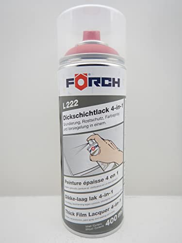 Förch 4 in 1 RAL 3000 FEUERROT ROT DICKSCHICHTLACK LACK SPRAY SPRAYDOSE 400ML (1)