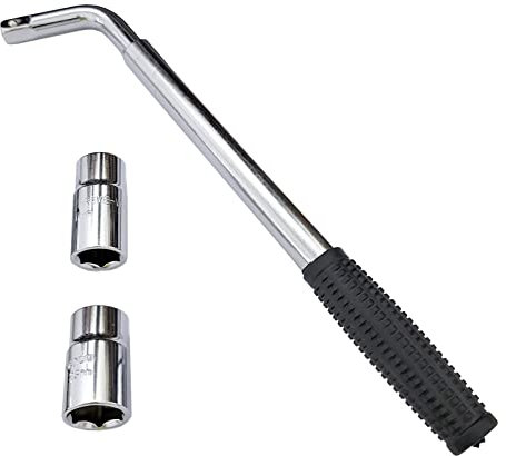 14-20 Zoll Auto Auto SUV Teleskop Radschlüssel Radschlüssel Universal mit Standard CR-V Stecknüssen 17/19, 21/22 mm (Radschlüssel)
