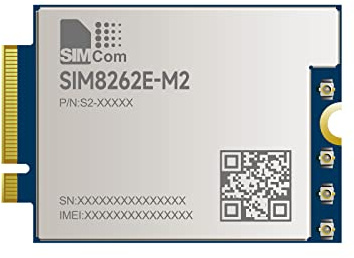 Waveshare SIMCom Original 5G Module M.2 Form Factor, Qualcomm Snapdragon X62