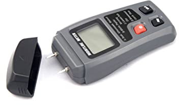 DOITOOL Humidimètre Numérique à Broches Lcd Détecteur D'humidité Du Bois Sans Batterie Portable Léger Utilisation Domestique Et Chantier