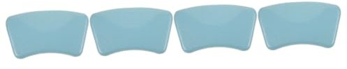 Healvian 4pcs Bathtub Pillow Neck Bath Neck Pillow Gel Bath Portable for Elderly