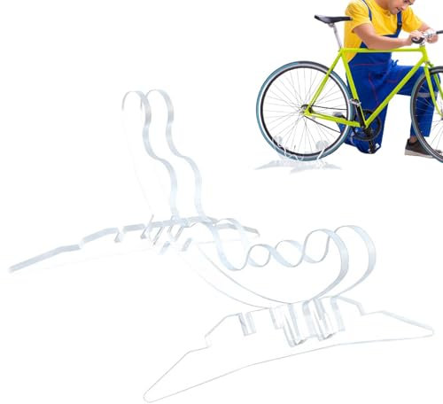 Senermter Fahrradständer Boden,Fahrradparkständer, Radhalterung für Fahrräder aus Acryl, Fahrradständer, Fahrradradhalterung, Fahrradständer für die Innenaufbewahrung, Boden-Fahrradständer,