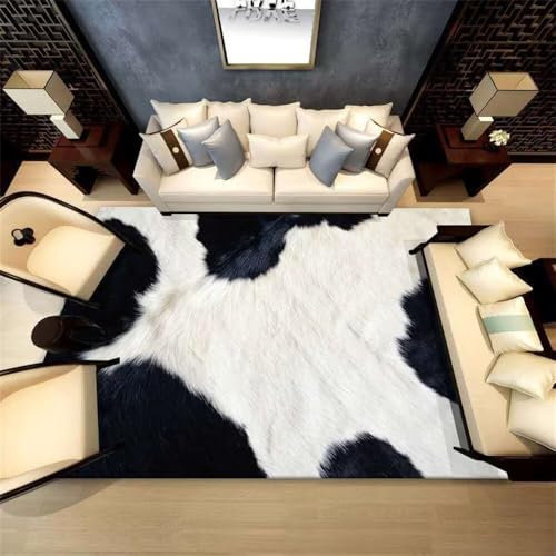 RUGMRZ Teenager Zimmer Der Geometrische, Moderne Wohnzimmer-Sofateppich Ist rutschfest, Schmutzabweisend Und Pflegeleicht Kuschel Teppich Weiß Salon Auslegware Schlafzimmer Teppiche Teenager Zimmer T