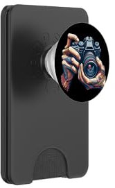 Vintage Analog SLR Camera Art Photographer Film PopSockets PopWallet for MagSafe